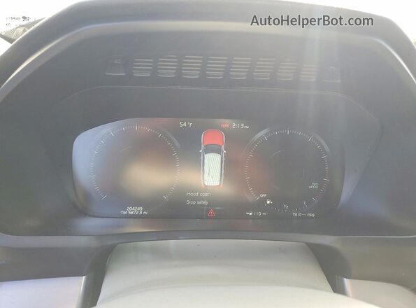 YV4102XK0G1080263 2016 VOLVO XC90 Beige ხელსაწყოთა პანელის ხედი