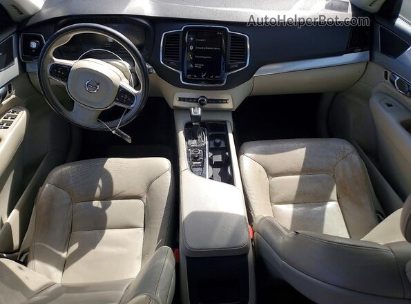 YV4102XK0G1080263 2016 VOLVO XC90 Beige წინა პანელის ხედი