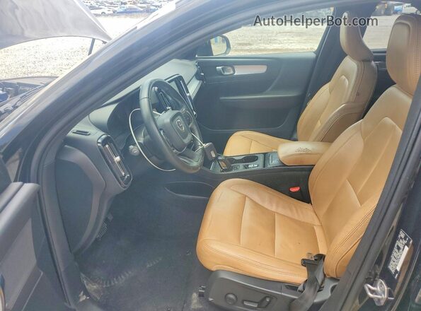 YV4162UK2K2053068 2019 VOLVO XC40 Black წინა სალონის ხედი