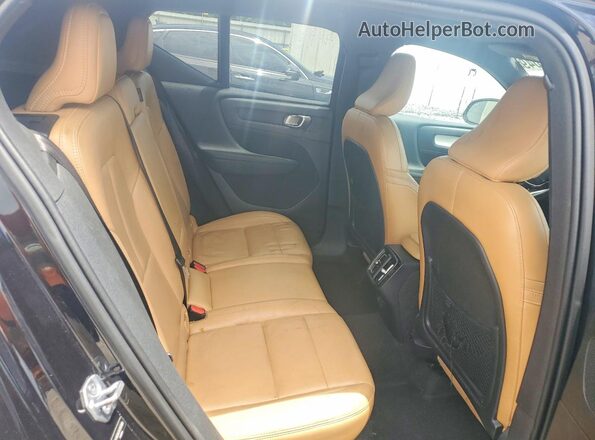 YV4162UK2K2053068 2019 VOLVO XC40 Black უკანა სავარძლების ხედი