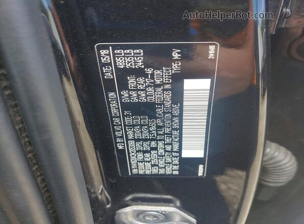 YV4162UK2K2053068 2019 VOLVO XC40 Black ძრავის განყოფილების ხედი