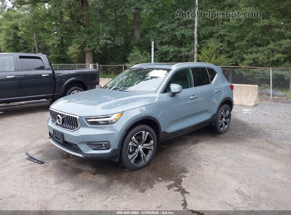 YV4162UL2L2240935 2020 VOLVO XC40 Blue Front left