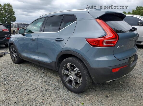 YV4162UL3L2171480 2020 VOLVO XC40 Blue Задня ліва чверть