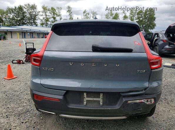 YV4162UL3L2171480 2020 VOLVO XC40 Blue Вид ззаду