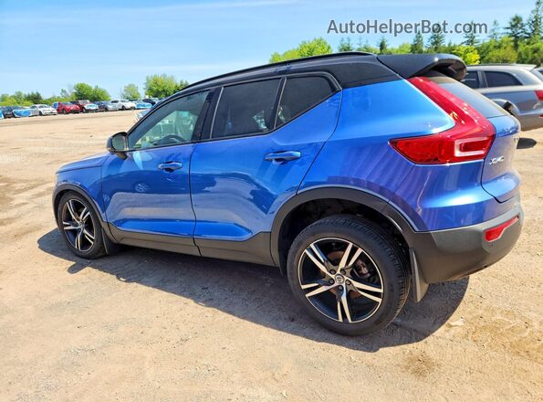 YV4162UM2M2559939 2021 VOLVO XC40 Blue Tył lewy