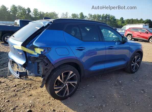 YV4162UM3L2217057 2020 VOLVO XC40 Blue Հետևի աջ