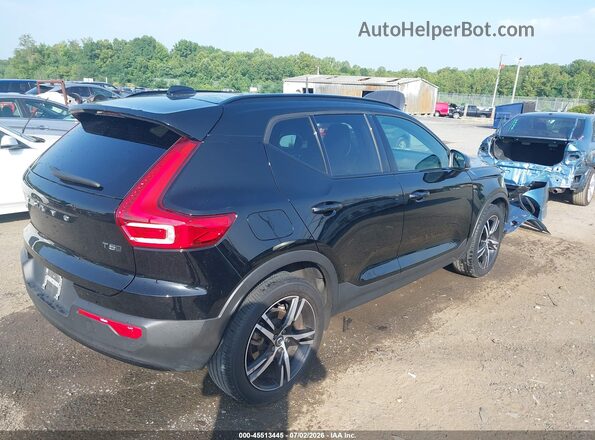 YV4162UM3M2430687 2021 VOLVO XC40 Black Հետևի աջ