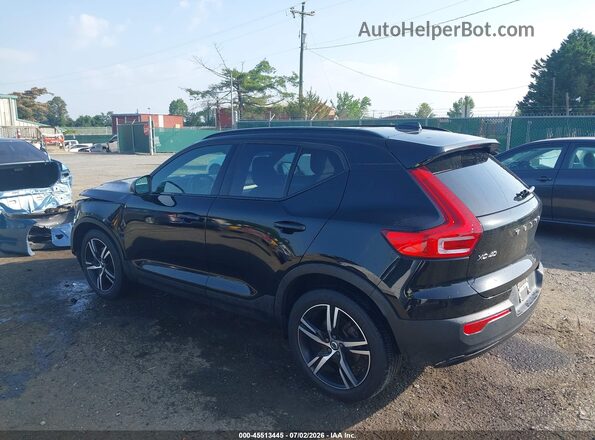 YV4162UM3M2430687 2021 VOLVO XC40 Black Հետևի ձախ