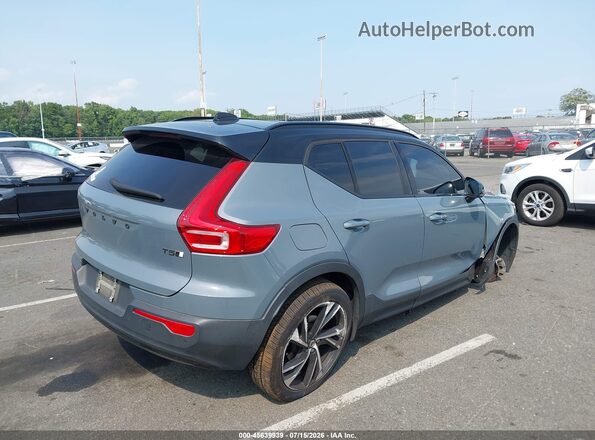 YV4162UM4M2426129 2021 VOLVO XC40 Gray Trasero derecho