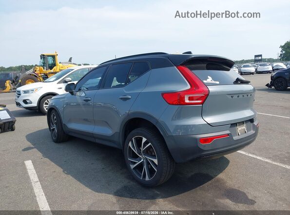 YV4162UM4M2426129 2021 VOLVO XC40 Gray Trasero izquierdo