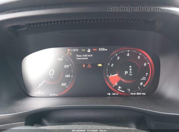 YV4162UM4M2426129 2021 VOLVO XC40 Gray Vista de los asientos traseros