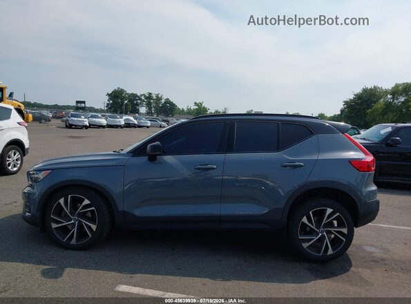 YV4162UM4M2426129 2021 VOLVO XC40 Gray Vista interior de 360 grados