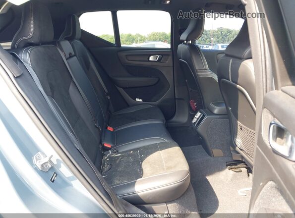 YV4162UM4M2426129 2021 VOLVO XC40 Gray Vista de la etiqueta del VIN