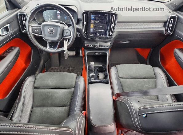 YV4162UM6K2129392 2019 VOLVO XC40 Black Вид панелі приладів