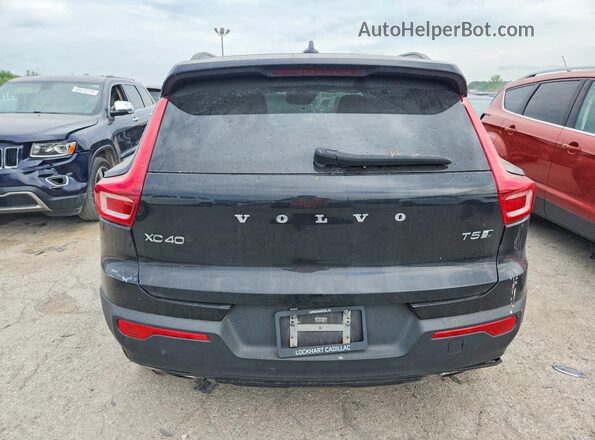 YV4162UM6K2129392 2019 VOLVO XC40 Black Вид ззаду