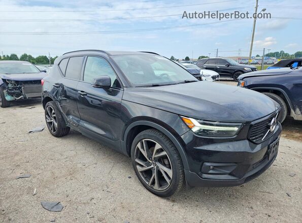 YV4162UM6K2129392 2019 VOLVO XC40 Black Передня права чверть