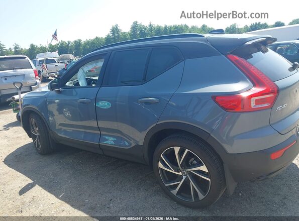 YV4162UM6N2723792 2022 VOLVO XC40 Синий Панорамный вид салона 360°