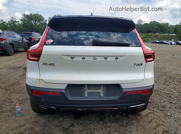 YV4162UM7K2114383 2019 VOLVO XC40 White Vista trasera