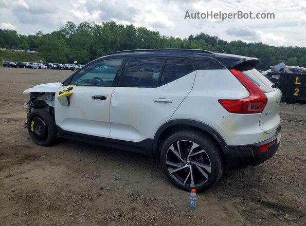 YV4162UM7K2114383 2019 VOLVO XC40 White Trasero izquierdo