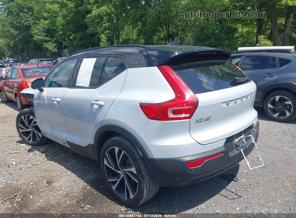 YV4162UMXM2436289 2021 VOLVO XC40 Blue Задня ліва чверть