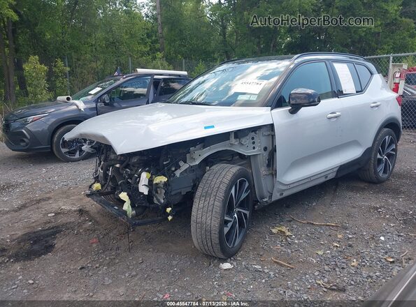 YV4162UMXM2436289 2021 VOLVO XC40 Blue Передня ліва чверть