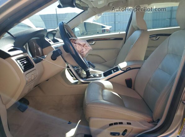 YV440MBK8G1269226 2016 VOLVO XC70 Tan Widok wnętrza z przodu