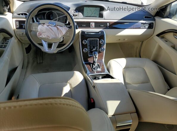 YV440MBK8G1269226 2016 VOLVO XC70 Tan Widok deski rozdzielczej