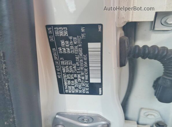YV440MBM7G1270675 2016 VOLVO XC70 White Vista del compartimento del motor