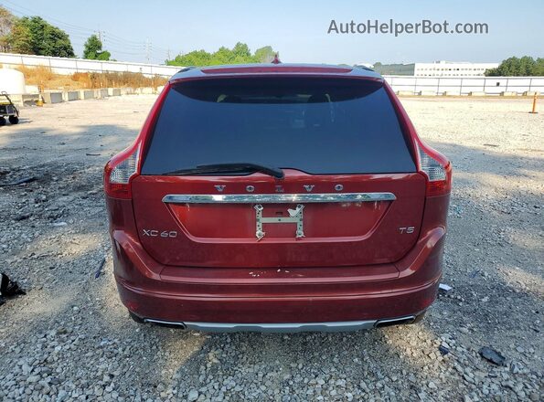 YV440MDK7G2799176 2016 VOLVO XC60 Maroon უკანა ხედი