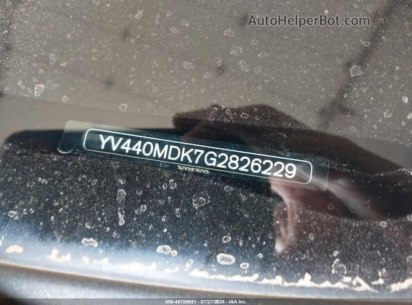 YV440MDK7G2826229 2016 VOLVO XC60 Черный Вид подкапотного пространства