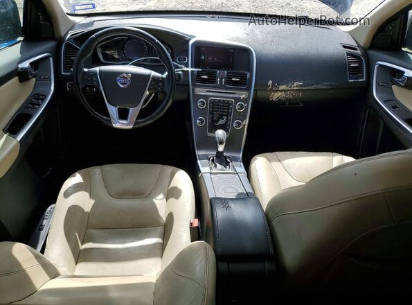 YV440MDK9G2867042 2016 VOLVO XC60 Blue Widok deski rozdzielczej