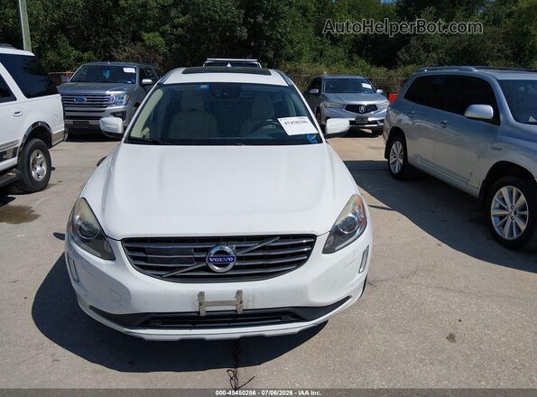 YV440MDM3G2863571 2016 VOLVO XC60 White Widok zestawu wskaźników