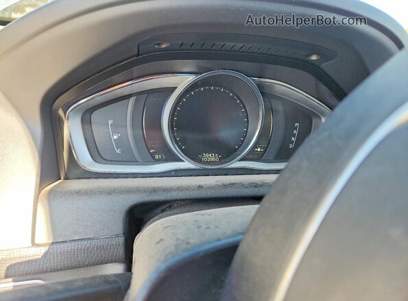 YV440MDU0H2179627 2017 VOLVO XC60 Blue ხელსაწყოთა პანელის ხედი