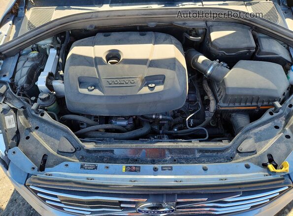 YV440MDU0H2179627 2017 VOLVO XC60 Blue ძრავის განყოფილების ხედი