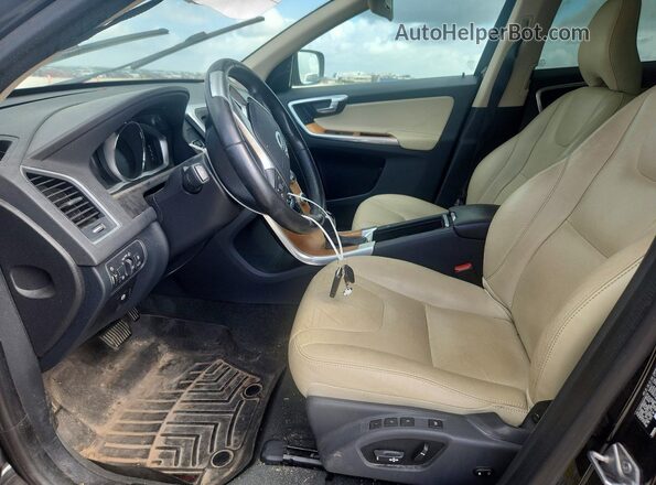YV440MDUXH2166710 2017 VOLVO XC60 Black Widok wnętrza z przodu