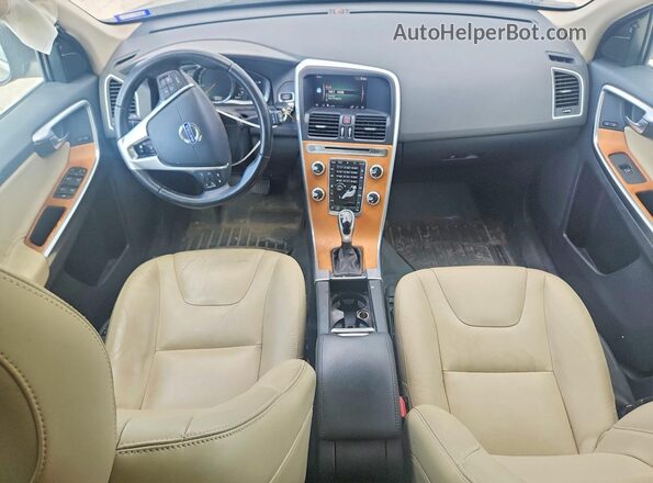 YV440MDUXH2166710 2017 VOLVO XC60 Black Widok deski rozdzielczej