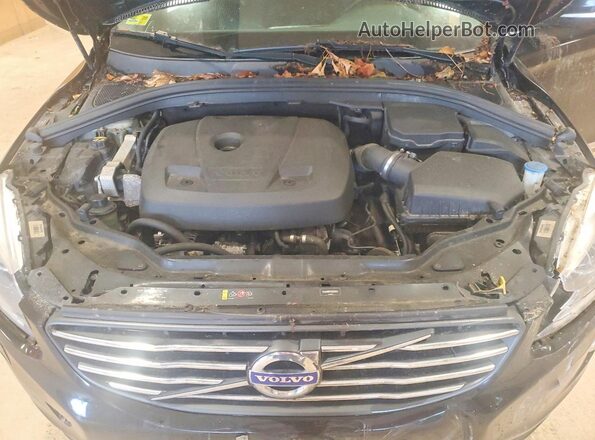 YV440MRR5H2091483 2017 VOLVO XC60 Black Vista del compartimento del motor