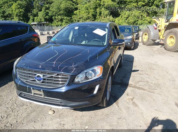 YV440MRU2H2207338 2017 VOLVO XC60 Blue Առջևի ձախ երեք քառորդ տեսարան