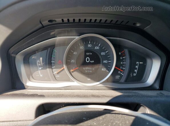 YV440MRUXH2005024 2017 VOLVO XC60 Blue Սարքավորումների վահանակի տեսք