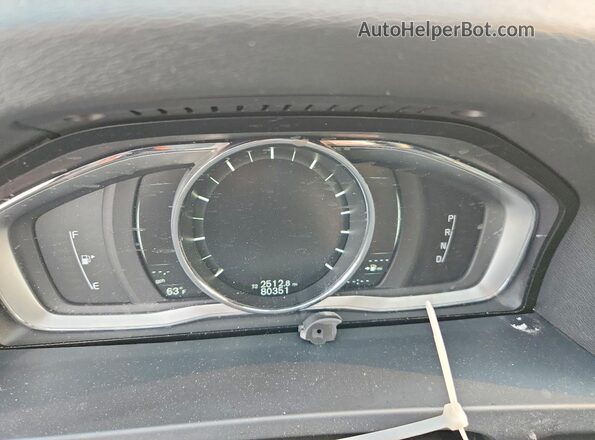 YV440MWK4H1023592 2017 VOLVO V60 Brown Widok zestawu wskaźników