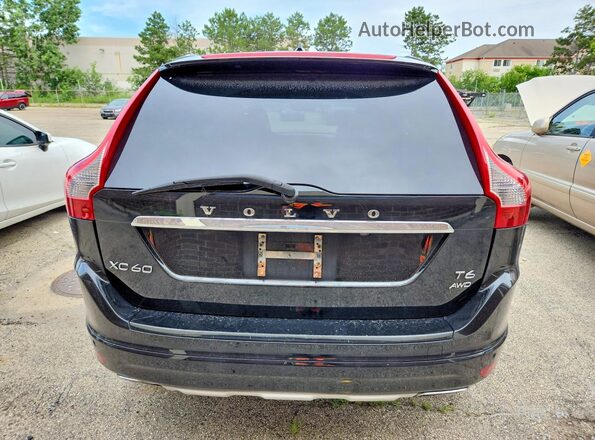 YV449MRK4G2924066 2016 VOLVO XC60 Black Вид ззаду