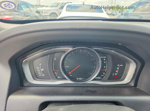 YV449MRR0H2075987 2017 VOLVO XC60 Blue ხელსაწყოთა პანელის ხედი