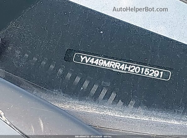 YV449MRR4H2015291 2017 VOLVO XC60 Black Սարքավորումների վահանակի տեսք