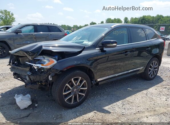 YV449MRR7H2189016 2017 VOLVO XC60 Black Առջևի ձախ երեք քառորդ տեսարան