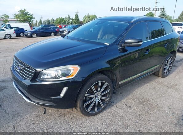 YV449MRU7H2009392 2017 VOLVO XC60 Black წინა მარცხენა ხედი სამი მეოთხედიდან