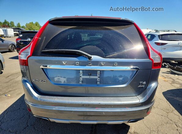 YV449MRU8H2039744 2017 VOLVO XC60 Gray Rear view