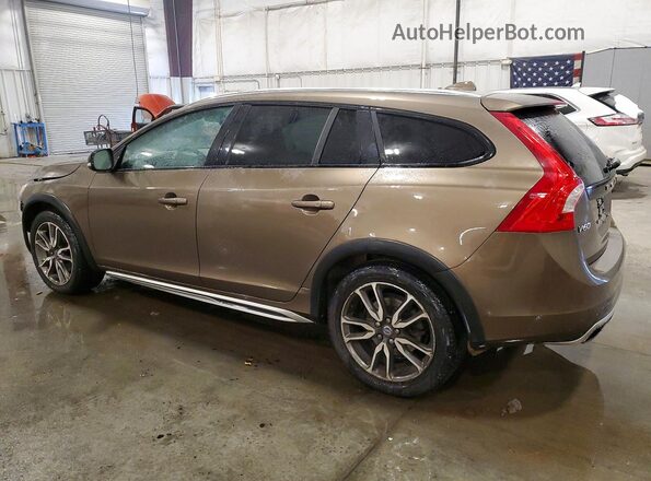 YV4612HM9G1007802 2016 VOLVO V60 Brown Rear left