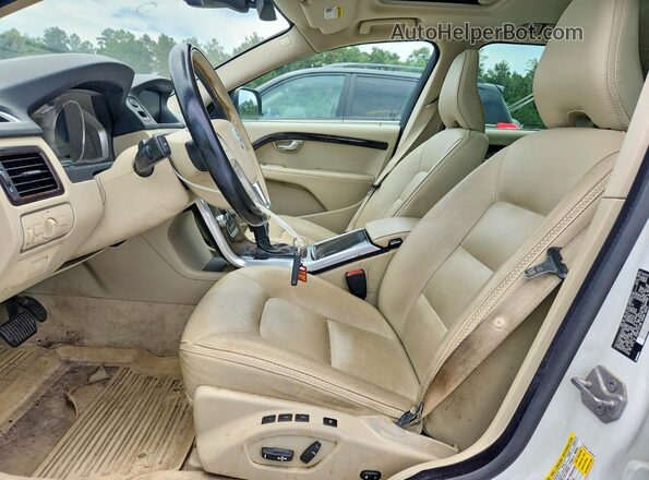 YV4612NK4G1241395 2016 VOLVO XC70 White Вид салону спереду