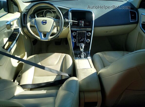 YV4612RK2G2797273 2016 VOLVO XC60 Beige Առջևի վահանակի տեսք