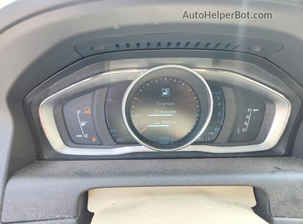 YV4612RKXG2825787 2016 VOLVO XC60 Silver ხელსაწყოთა პანელის ხედი